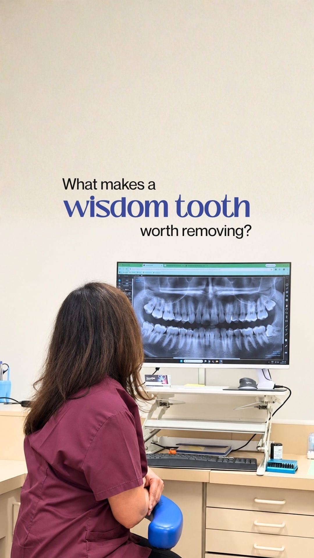 Instagram post: what makes a wisdom tooth worth removing